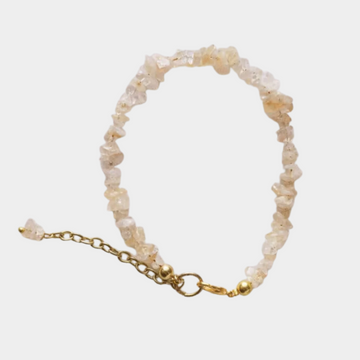 Citrine Chips Chain Bracelet For Wealth & Confidence