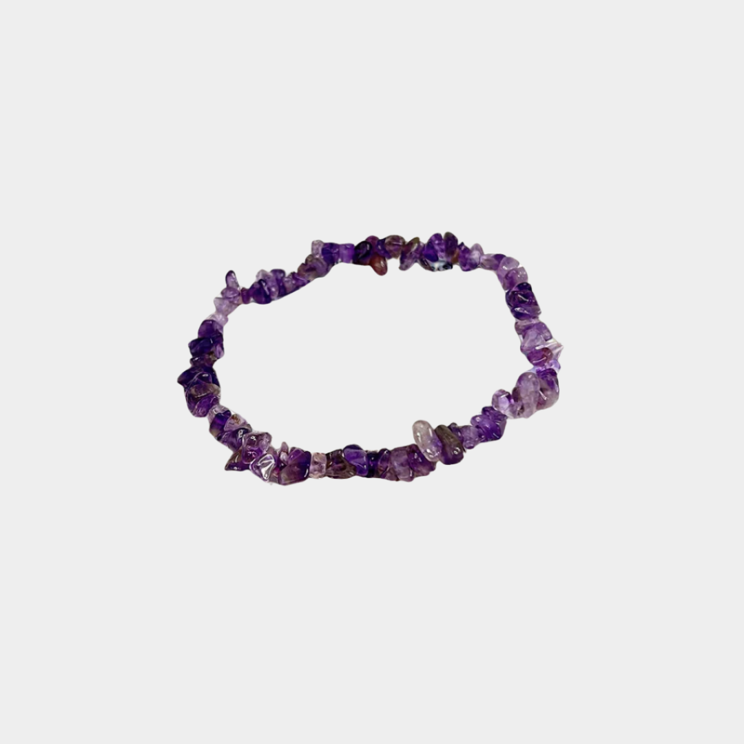 Amethyst Stretch Bracelet For Stress & Balance