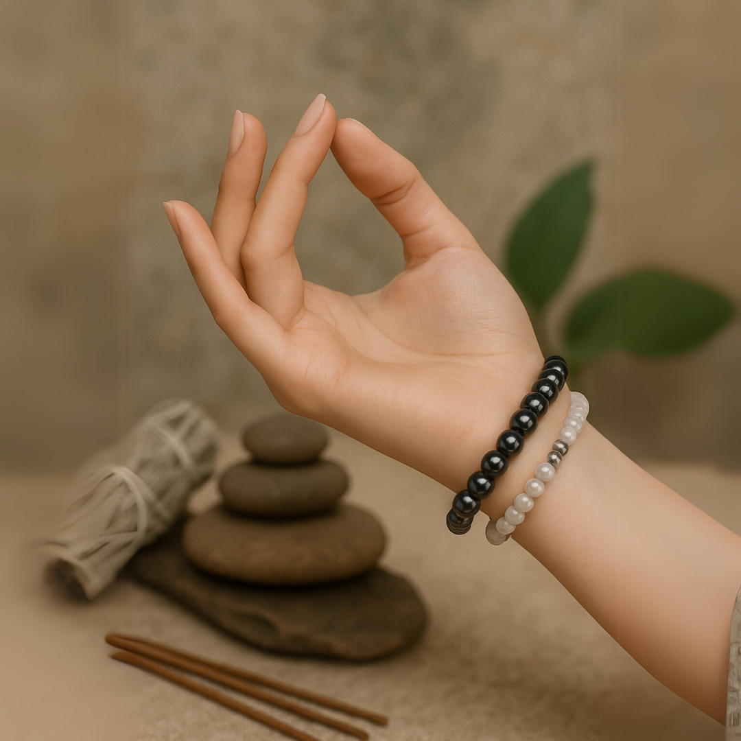 Grounding Hematite Crystal Bracelet For Confidence