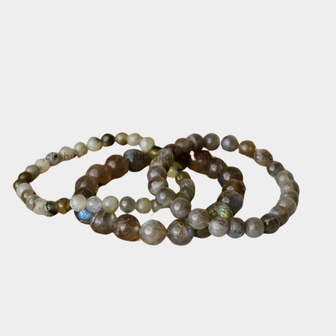 Labradorite Round Beads Bracelet for Spiritual Growth