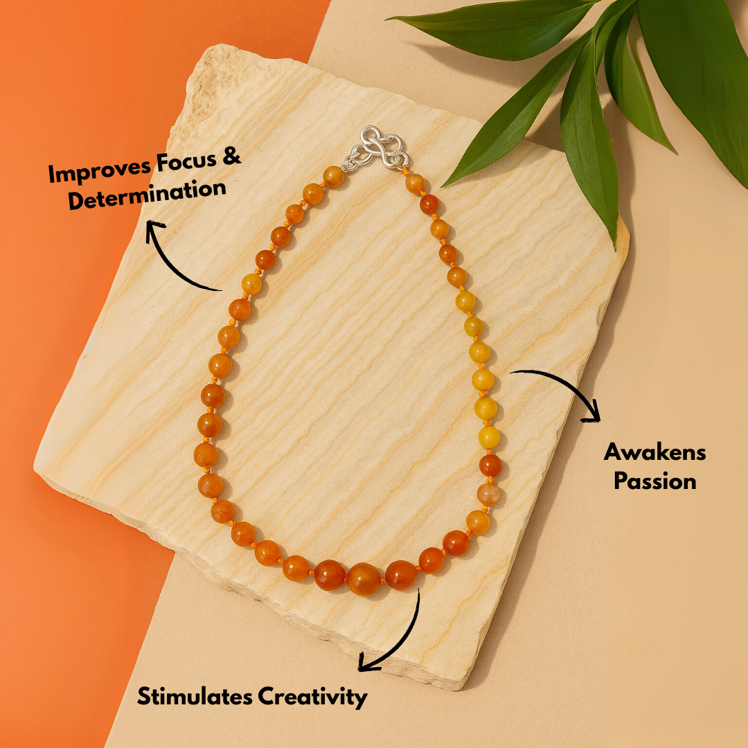 Orange Carnelian Necklace