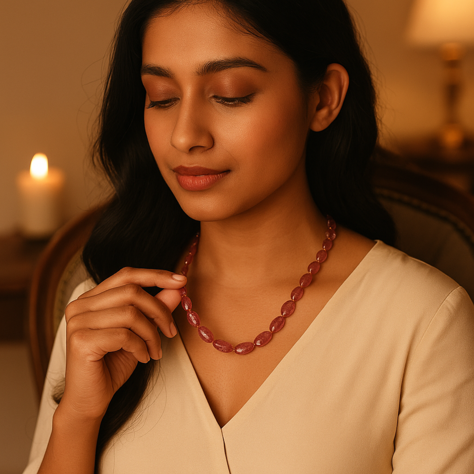Pink Tourmaline Necklace To Radiate Elegance, Invite Love & Serenity