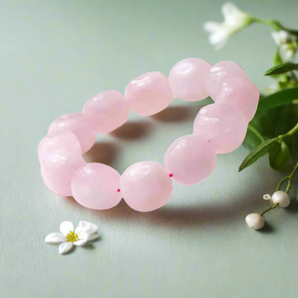 Rose Quartz Tumble Bracelet to Embrace Self Love